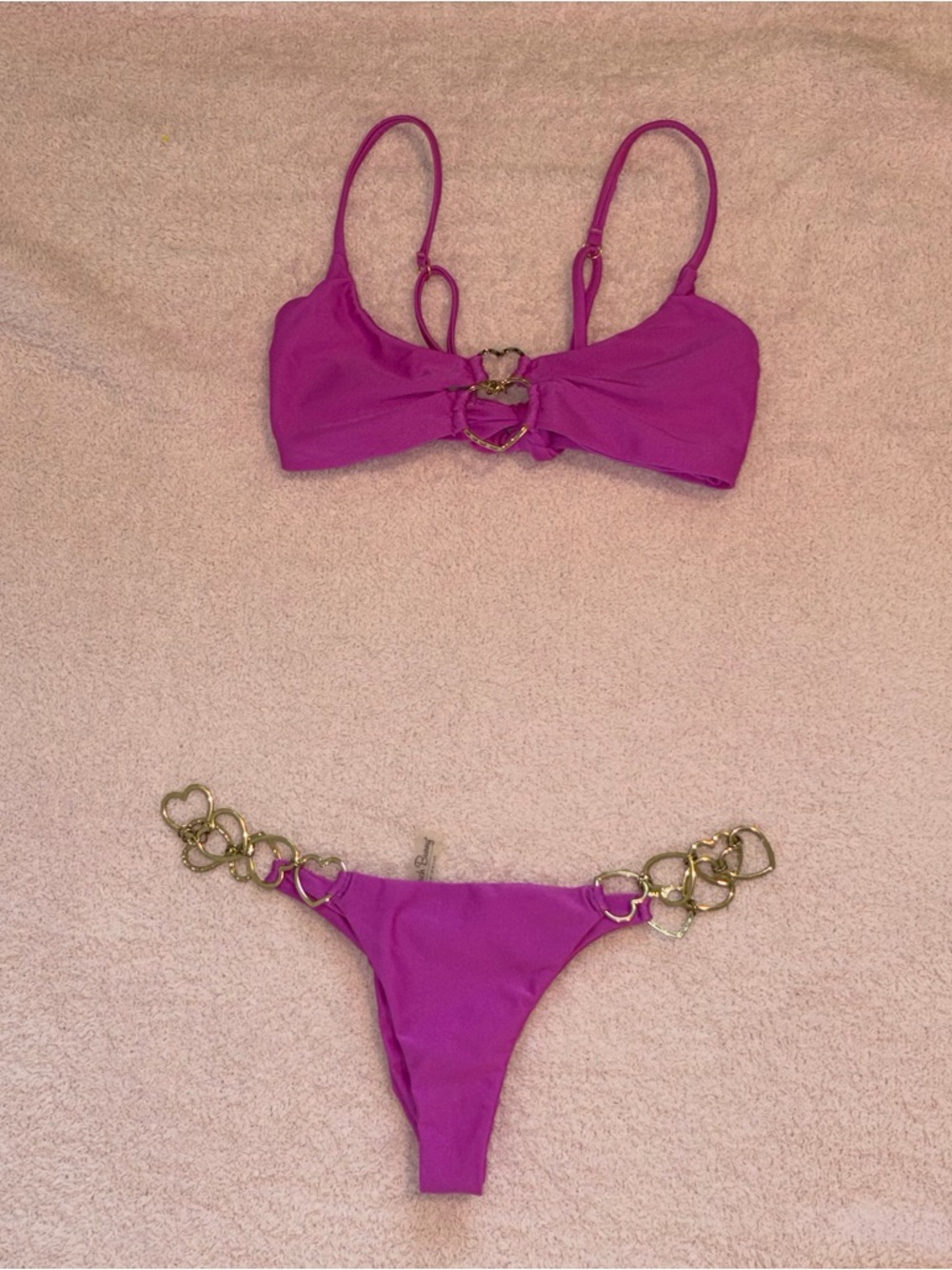 Beach Bunny Heart-Link Bikini Set